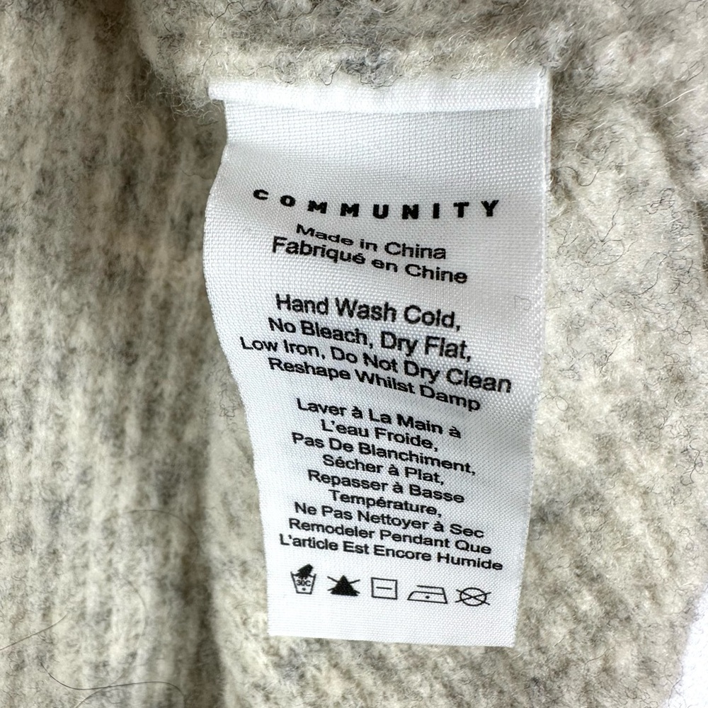 Community Sleeveless Turtleneck Wool Blend Sweater - Picture 7 of 11